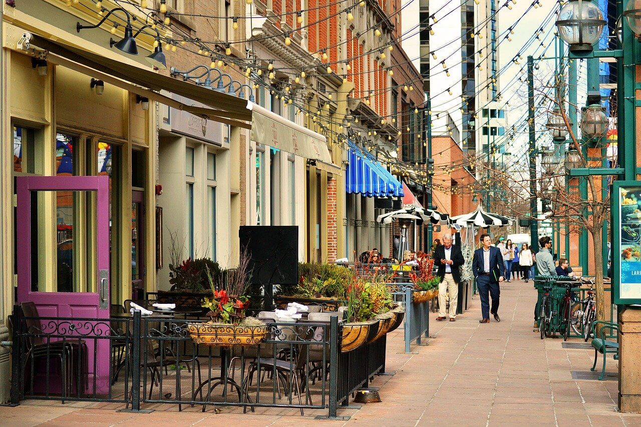 Restaurants and Businesses on Larimer Street in Denver