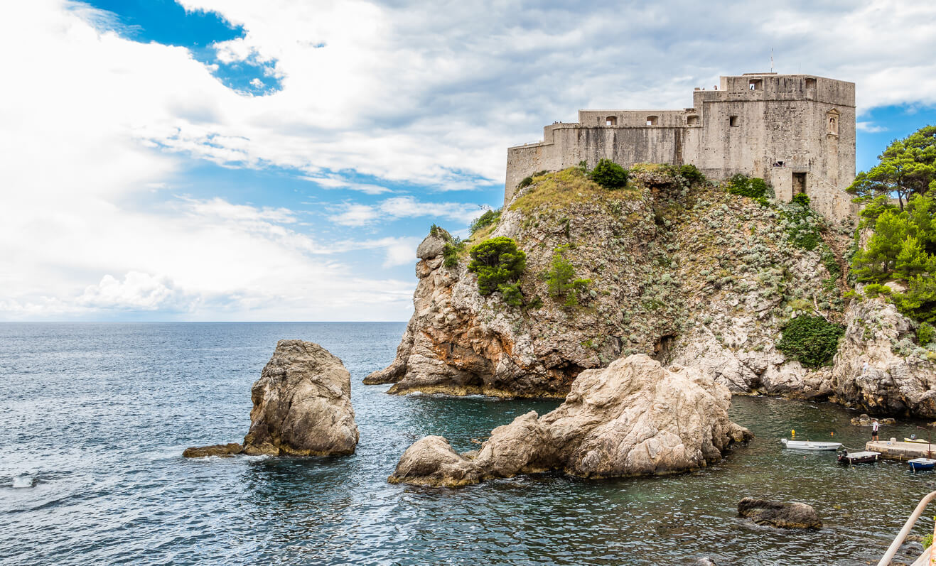 Fort Lovrijenac in Dubrovnik, Croatia