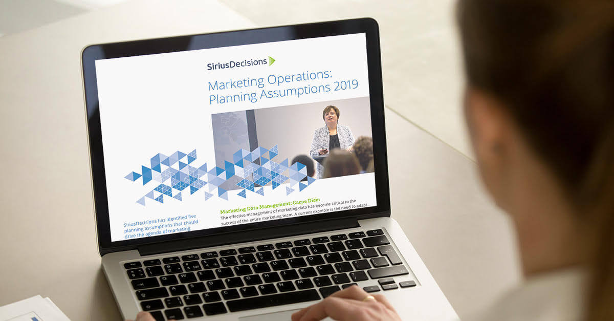 marketing operations planning assumptions 2019 laptop screen