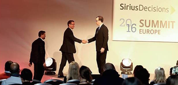 Automic Award Winner at SiriusDecisions 2016 Summit Europe