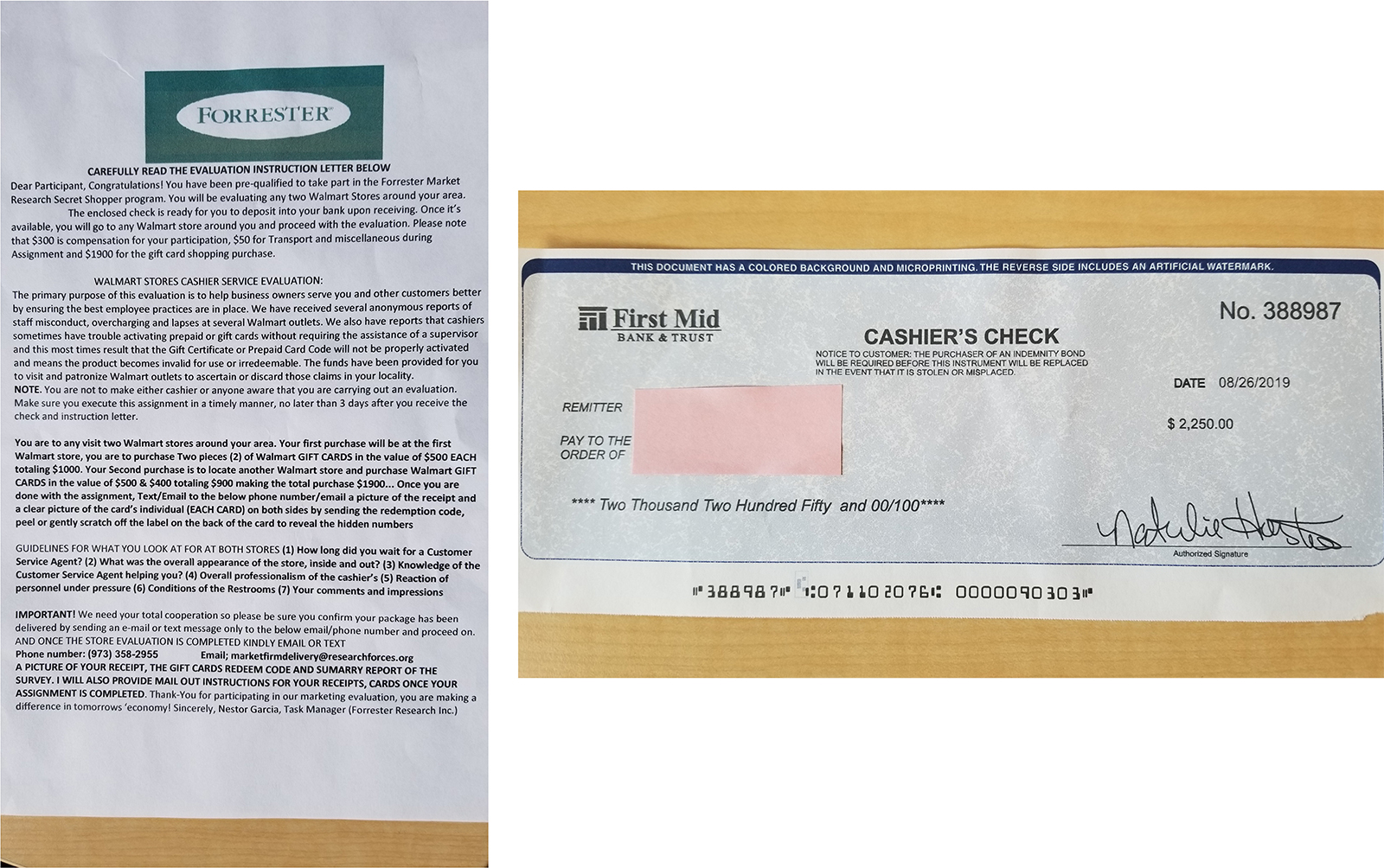 Signs that this is a fraudulent letter: <br data-eio=