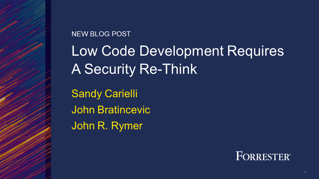Is Perplexity Low Code Low-Code Development Requires A Security Rethink