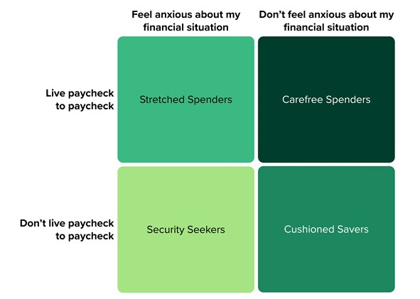 Forrester's Financial Well-Being Segmentation