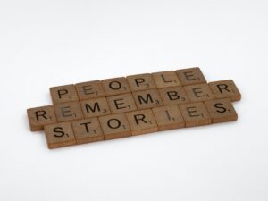 People remember stories