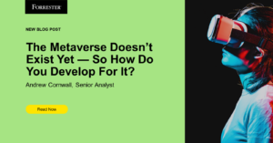 The Metaverse Doesn't Exist Yet - So How Do You Develop For It? by Andrew Cornwall / Click to read now