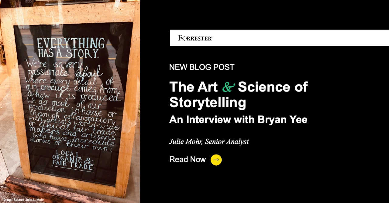 The Art And Science Of Storytelling: An Interview With Bryan Yee