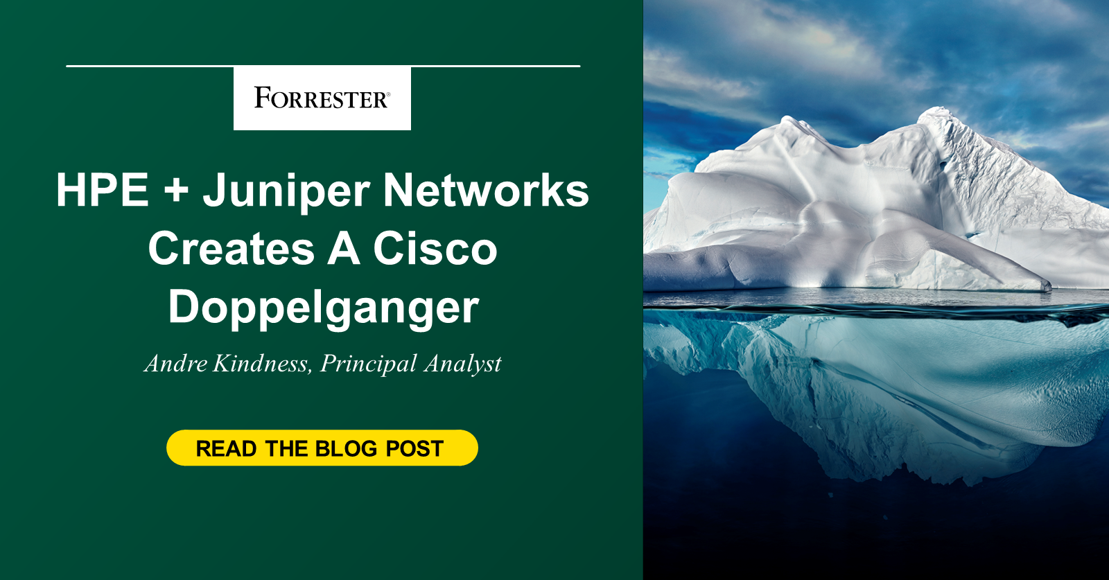 HPE + Juniper Networks Creates A Cisco Doppelganger