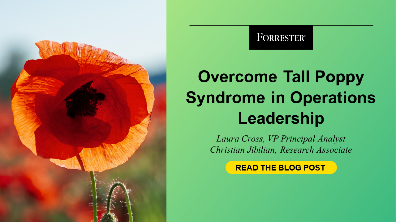 Overcome Tall Poppy Syndrome In Revenue Operations