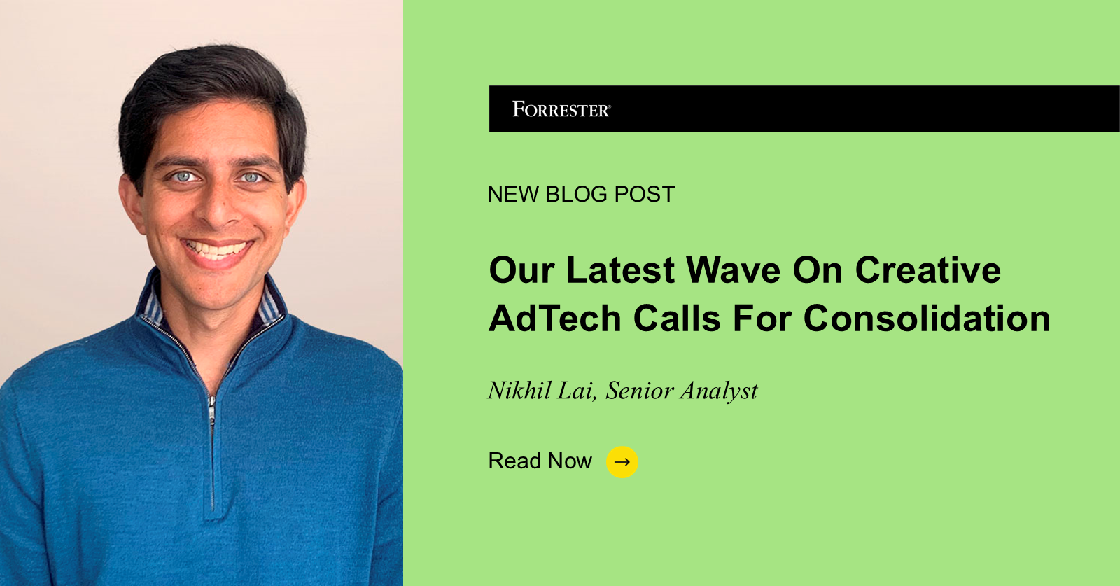 Our Latest Forrester Wave™ On Creative Adtech Calls For Consolidation