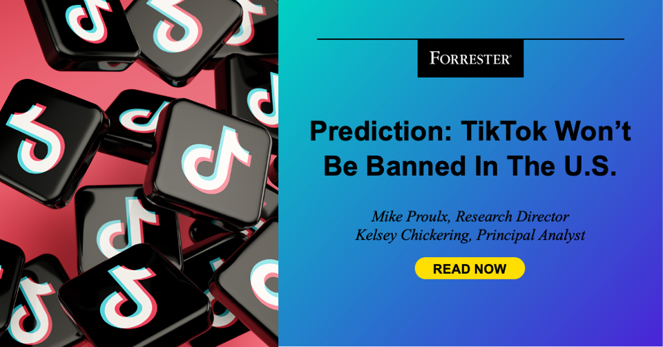 TikTok Received’t Be Banned In The US