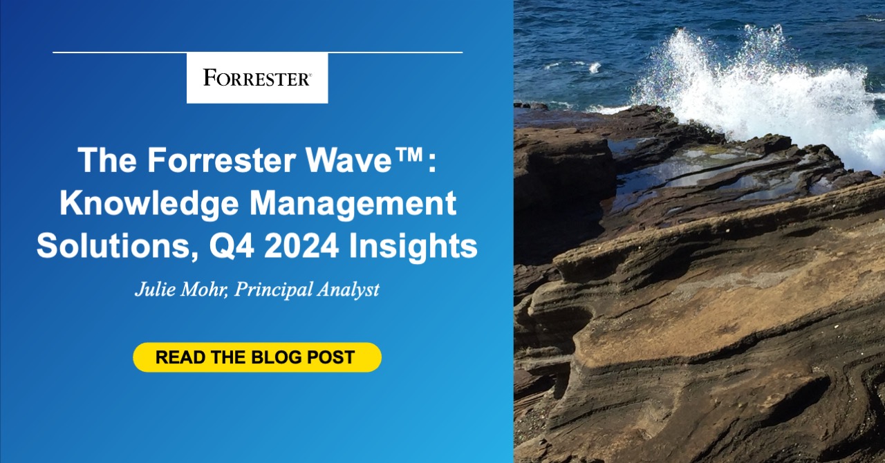 The forrester wave knowledge management solutions q4 2024 insights