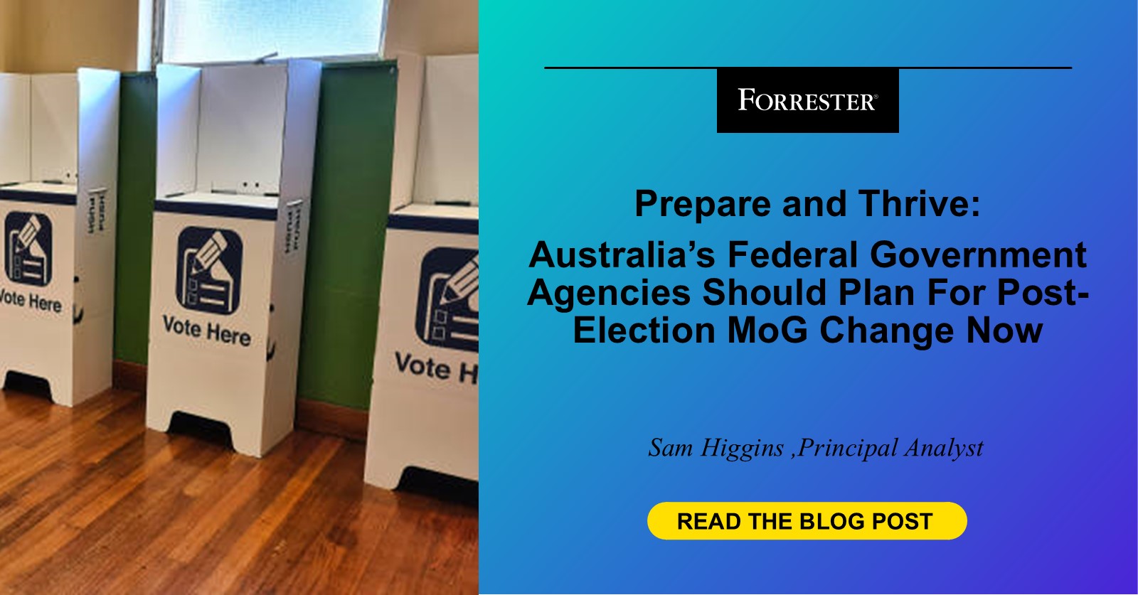 Australia’s Authorities Companies Ought to Plan For MoG Change Now