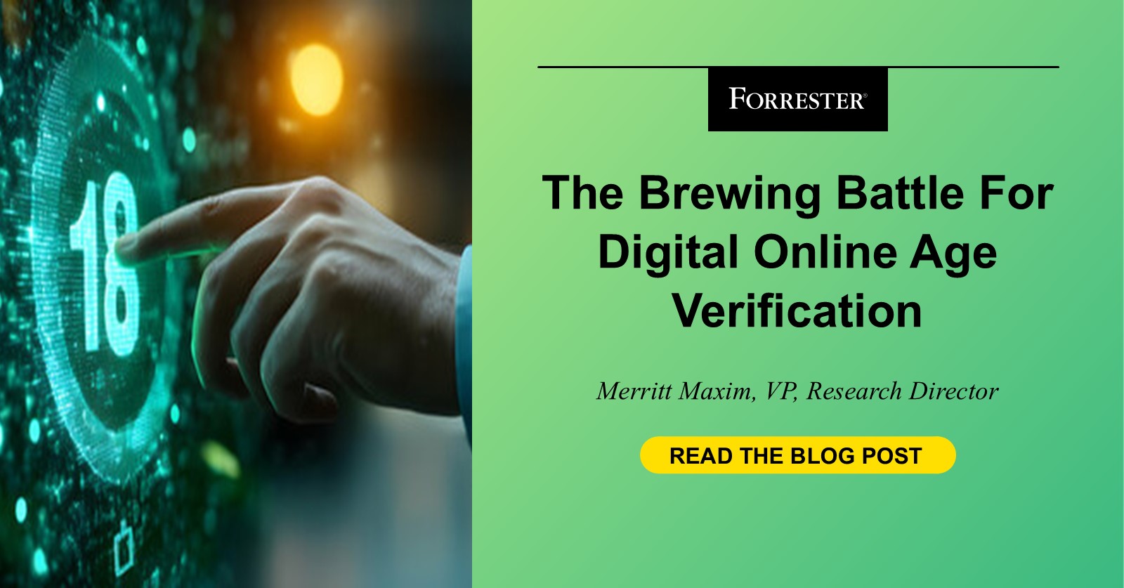The Brewing Battle For Digital On-line Age Verification