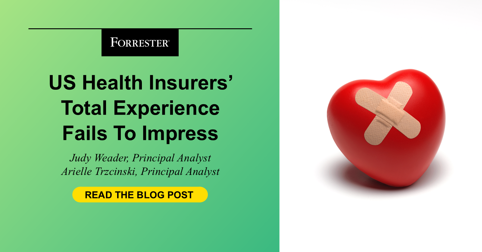 US Health Insurers’ Total Experience Fails To Impress