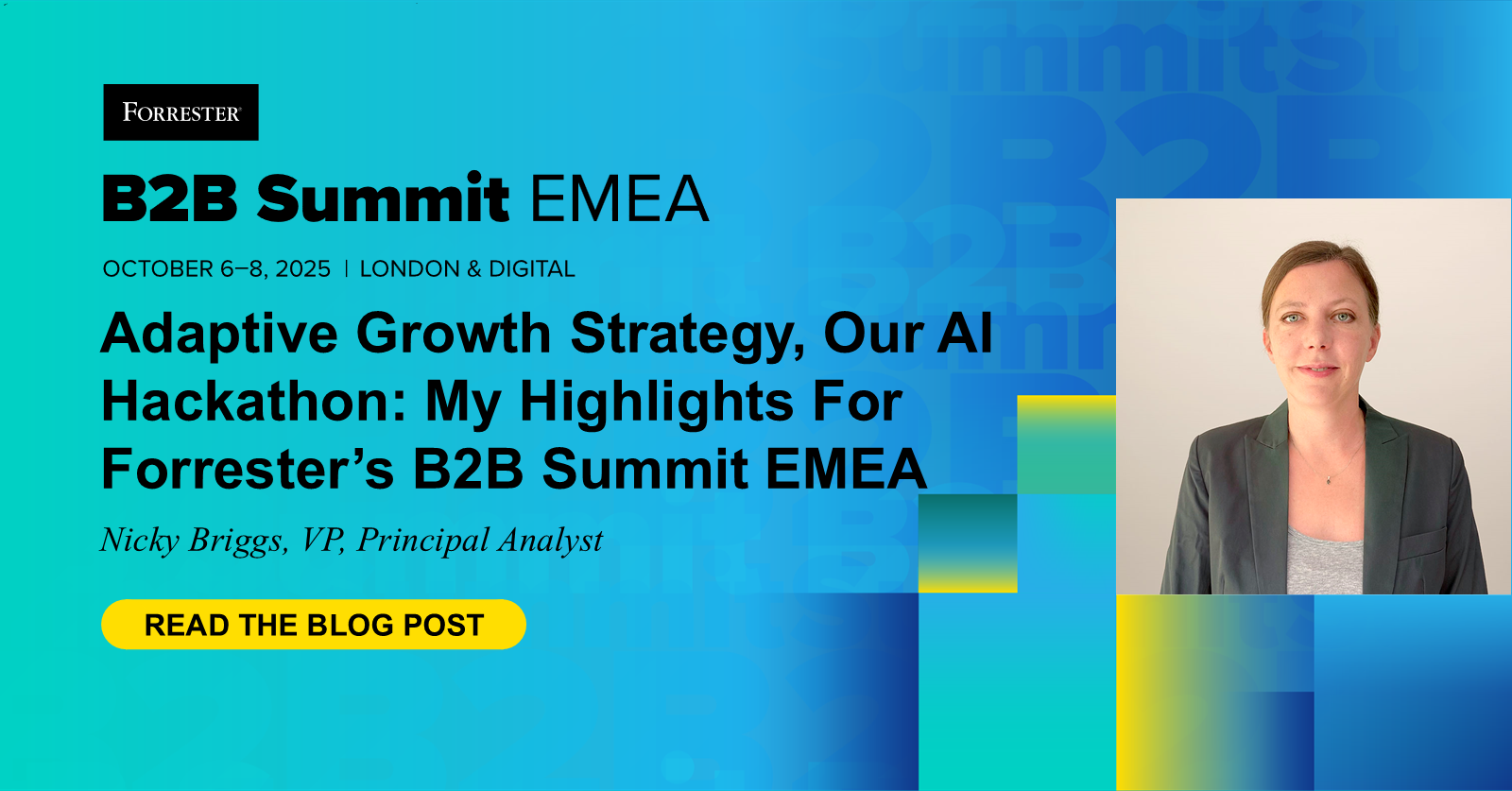 Build An Adaptive Growth Strategy — B2B Summit EMEA