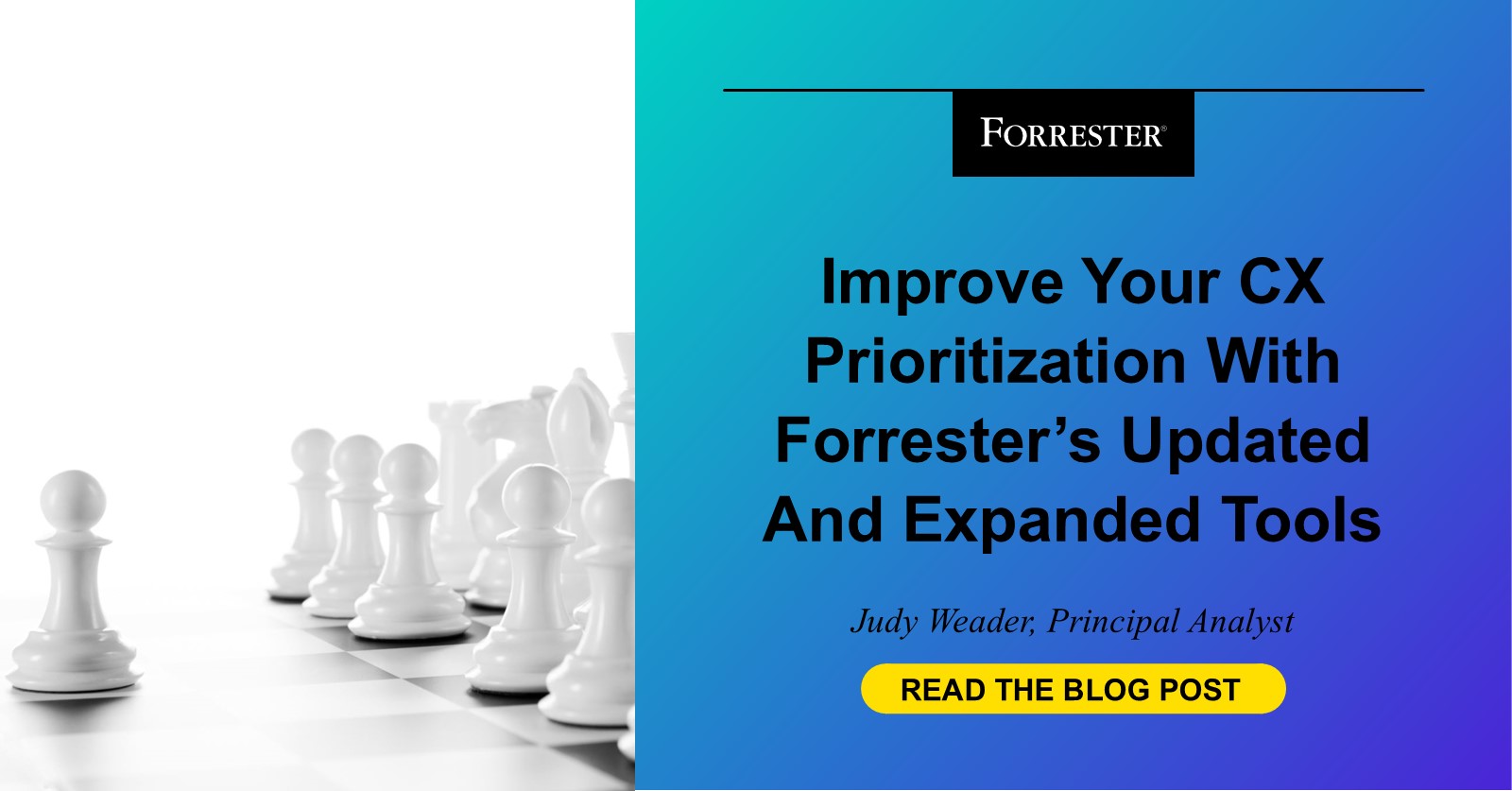 Enhance Your CX Prioritization With Forrester’s Up to date And Expanded Instruments