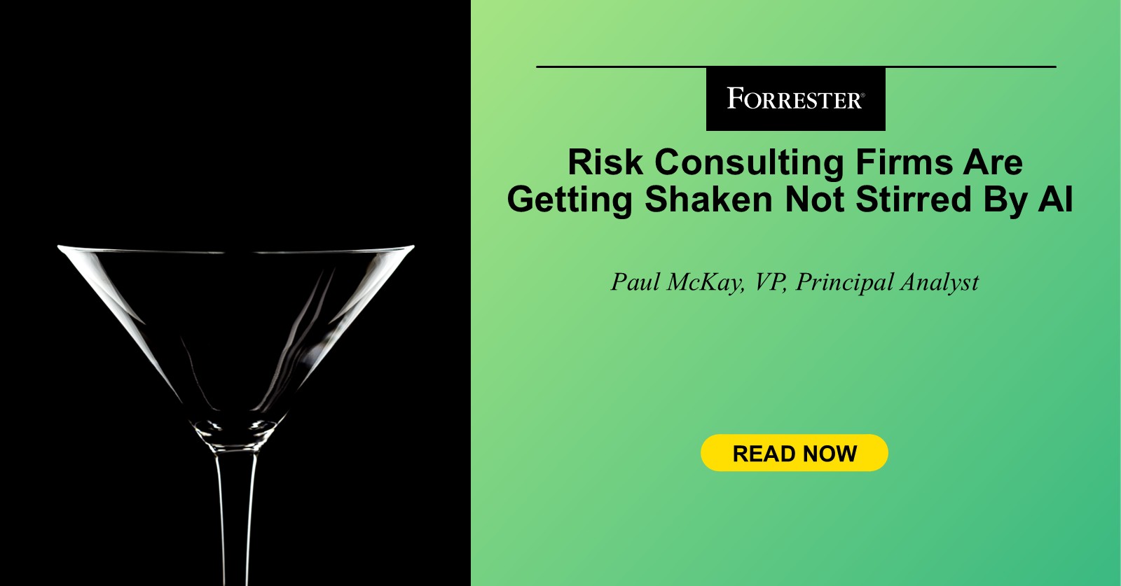 Risk Consulting Firms Are Getting Shaken, Not Stirred, By AI