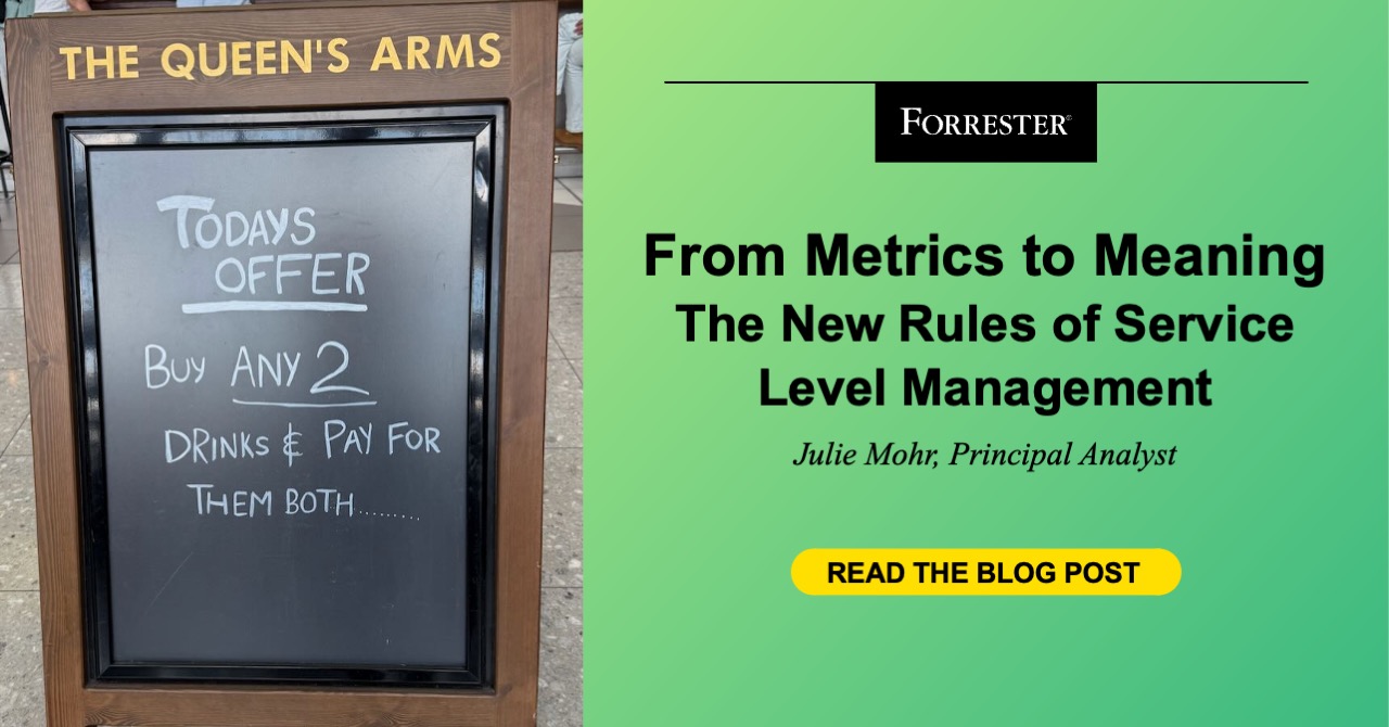 The New Rules Of Service-Level Management