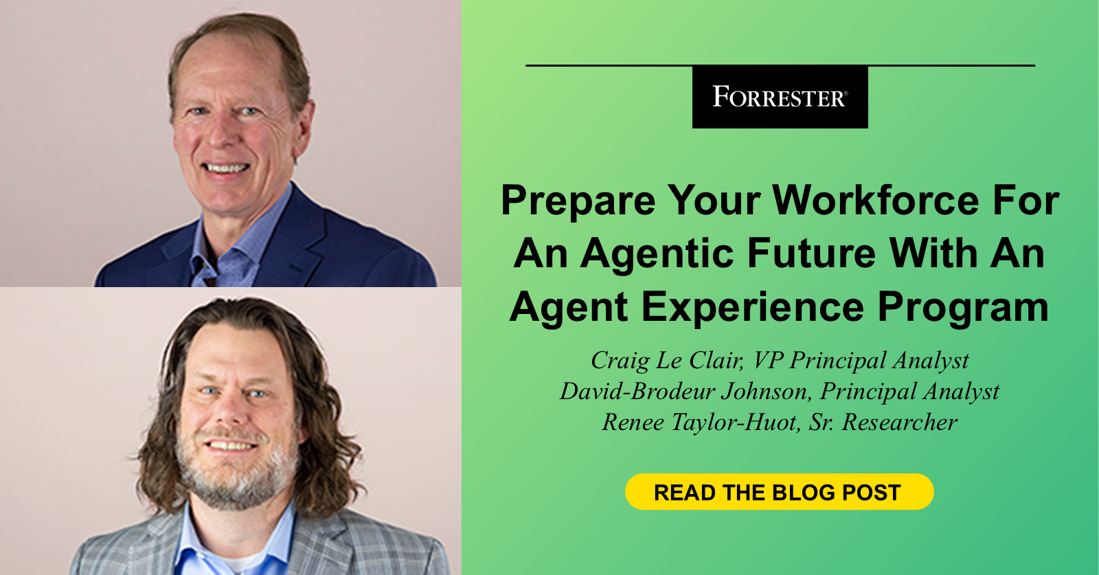 Prepare Your Workforce For An Agentic Future With An Agent Experience Program Prepare Your Workforce For An Agentic Future With An Agent Experience Program