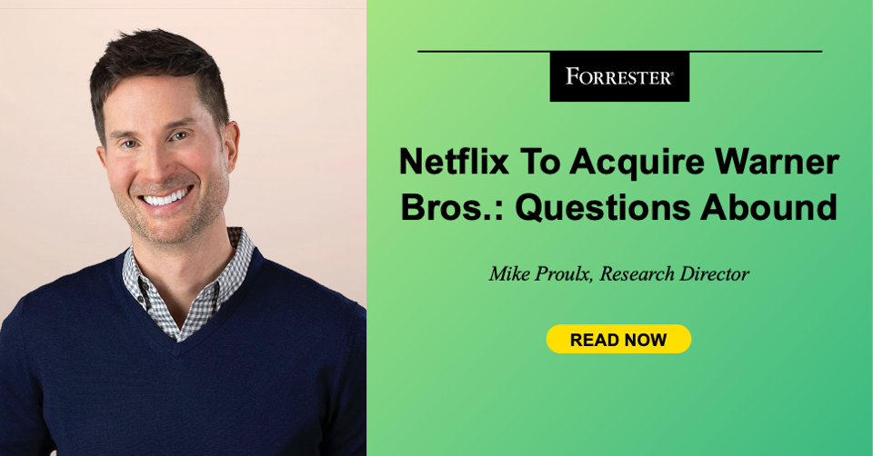 Netflix To Acquire Warner Bros.: Questions Abound