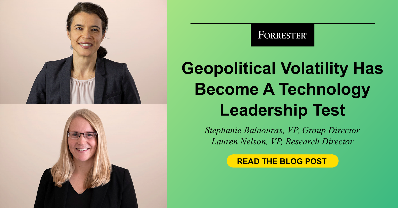 Image for the article: Geopolitical Volatility Has Become A Technology Leadership Test