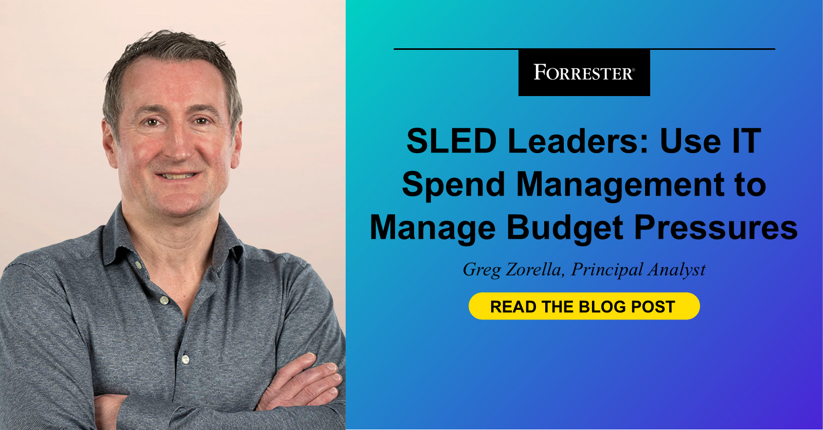 SLED Leaders: Use IT Spend Management to Manage Budget Pressures