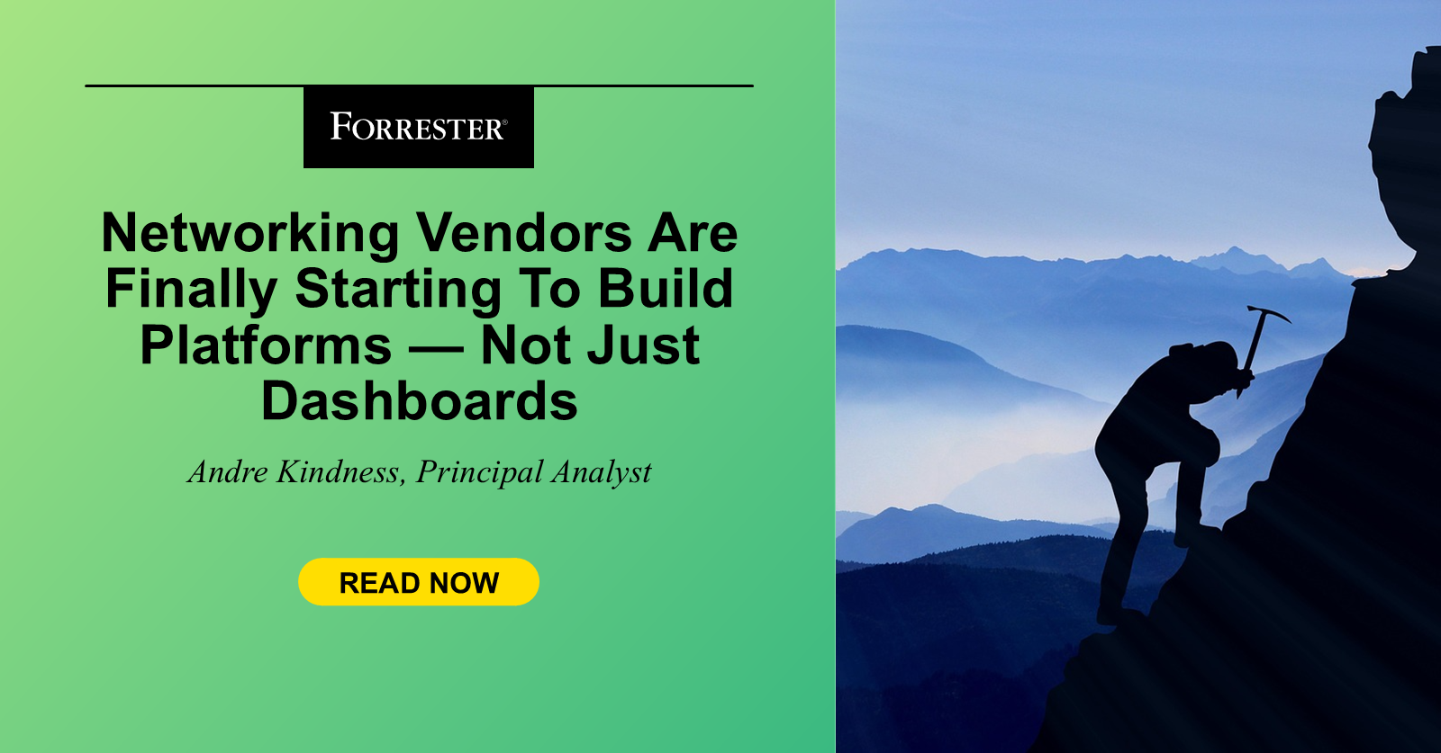 Image for the article: Networking Vendors Are Finally Starting To Build Platforms — Not Just Dashboards