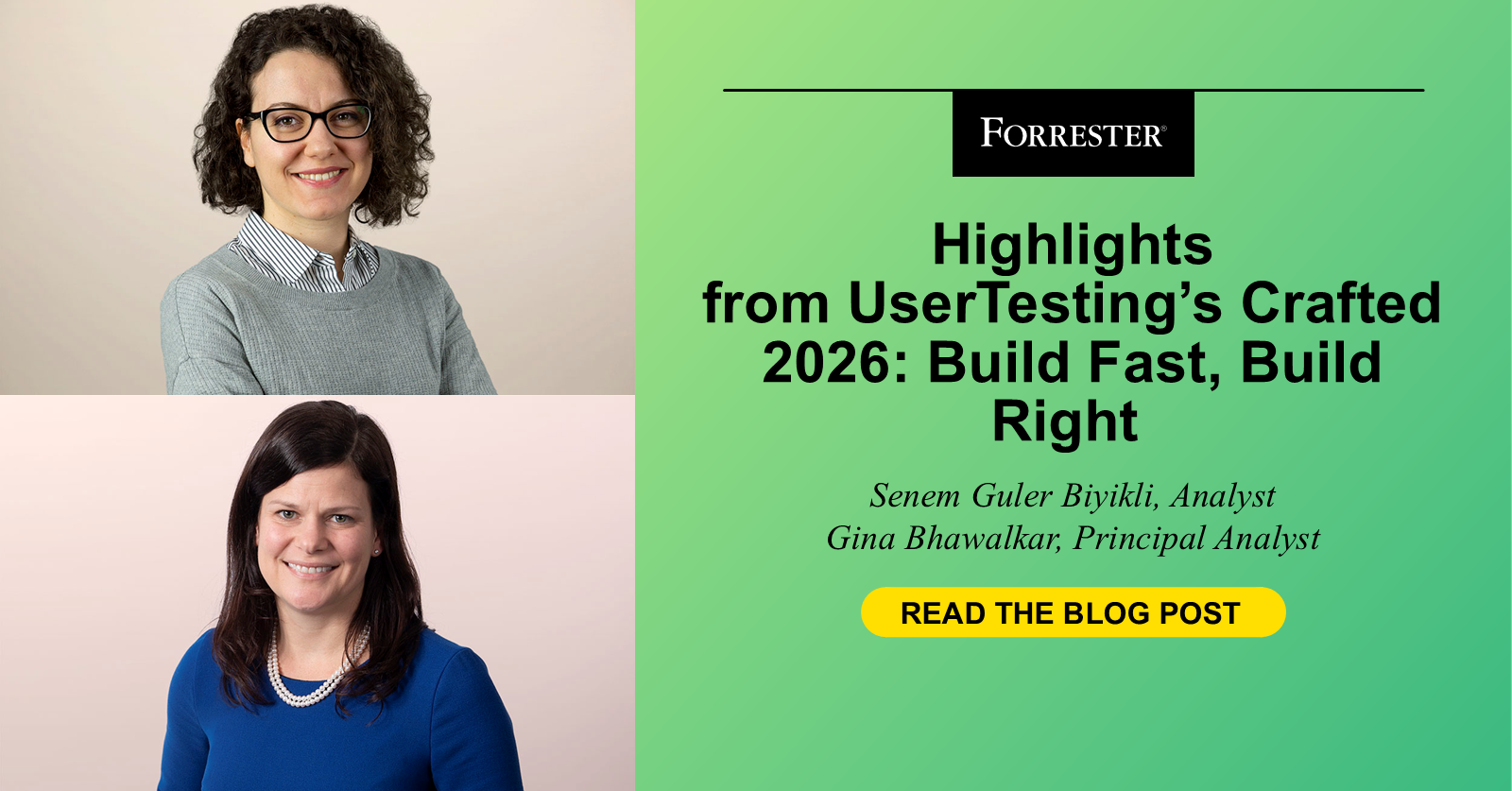 Highlights From UserTesting’s Crafted 2026: Build Fast, Build Right