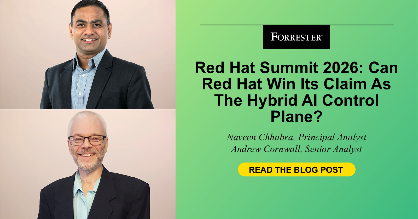 Red Hat Summit 2026: Can Red Hat Win Its Claim As The Hybrid AI Control ...