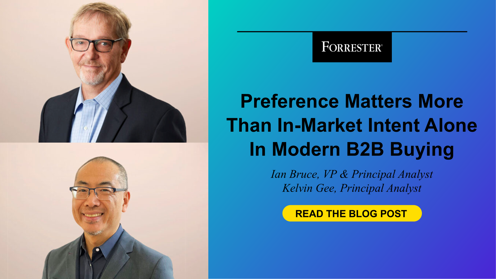 Preference Matters More Than In-Market Intent Alone In Modern B2B Buying