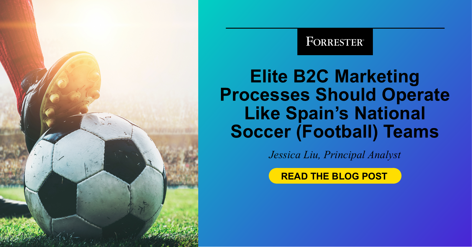 Elite B2C Marketing Processes Operate Like Spain’s National Soccer (Football) Teams