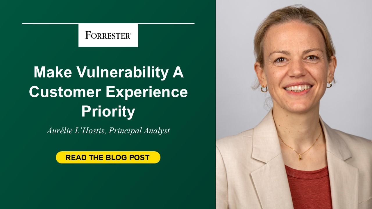 Image for the article: Make Vulnerability A CX Priority