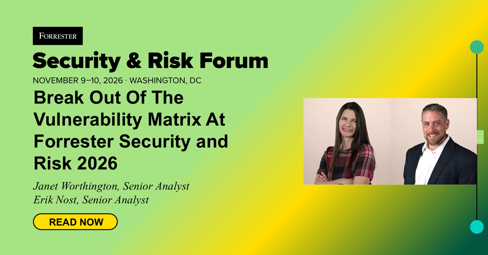 Break Out Of The Vulnerability Matrix At Forrester’s Safety & Danger Discussion board 2026 Break Out Of The Vulnerability Matrix At Forrester’s Safety & Danger Discussion board 2026