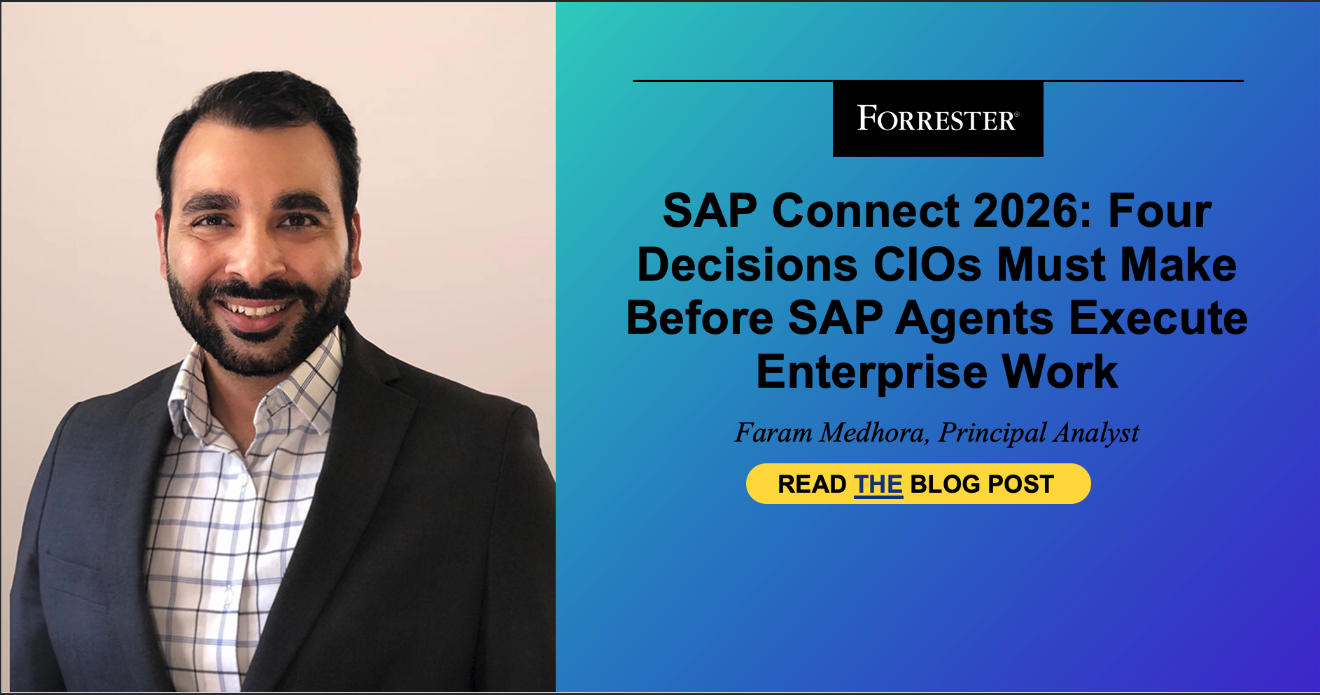 SAP Connect 2026: Four Decisions CIOs Must Make Before SAP Agents Execute Enterprise Work