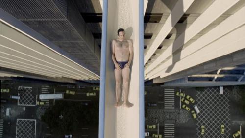A still from Barclaycard's waterslide contactless TV ad. Source: Barclays.com