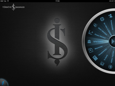 Isbank's iPad app